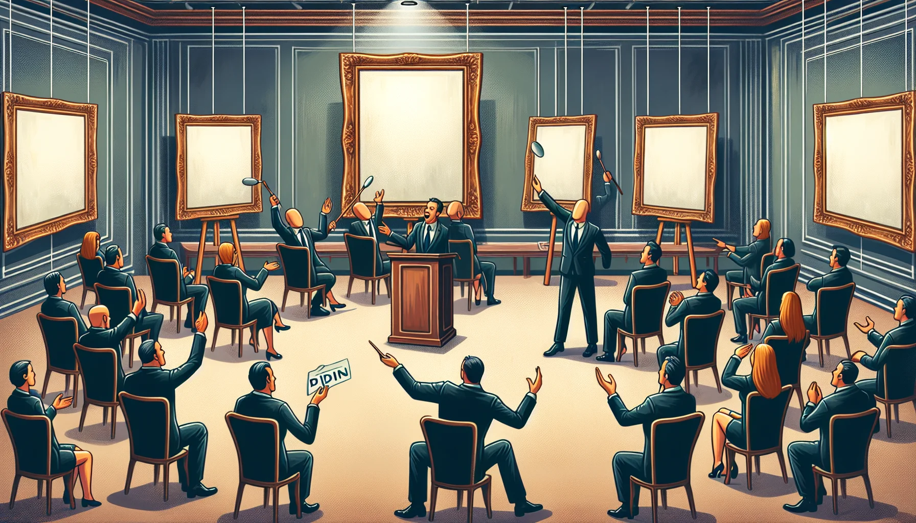 Invisible Art Auction Banner