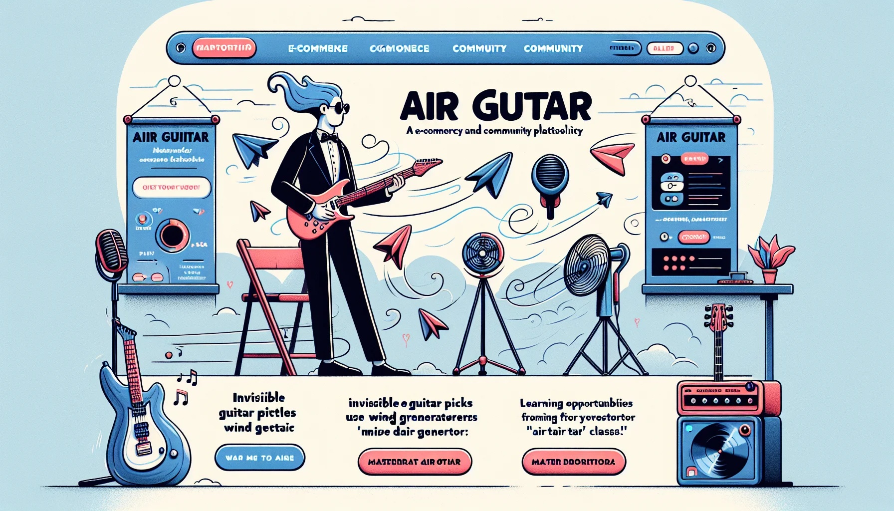 Air Guitar Hero Image