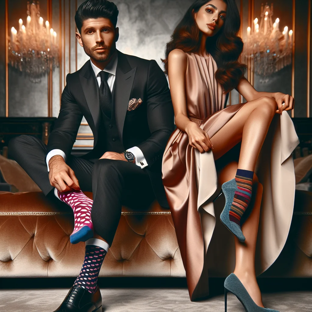 A quirky sock with personality