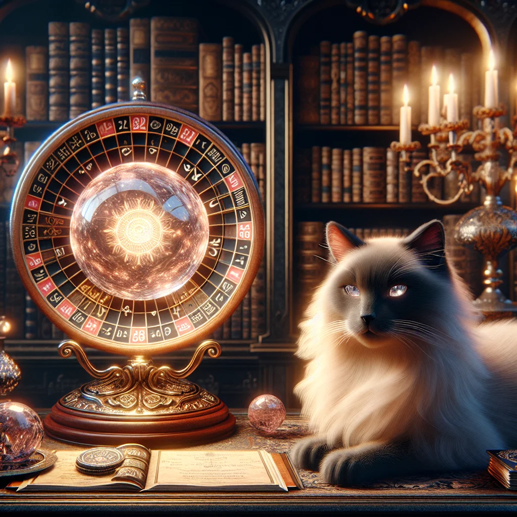 Illustration of a pet psychic