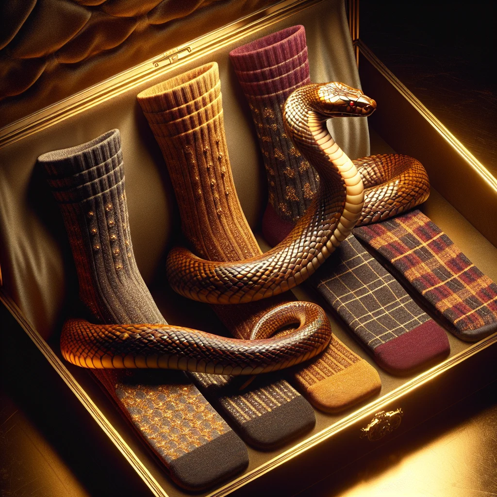Cozy snake socks