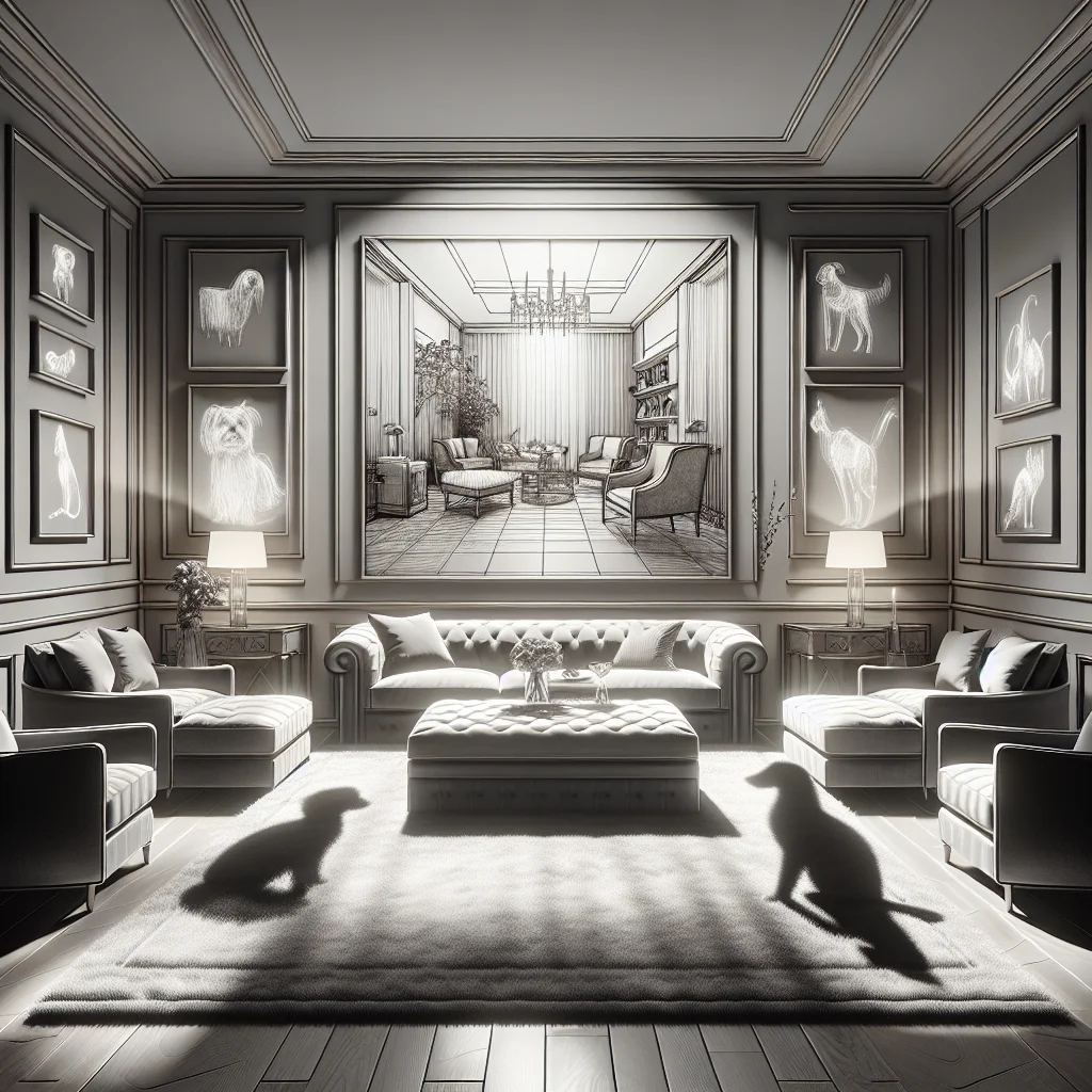 Invisible Pet Drawing or Evidence