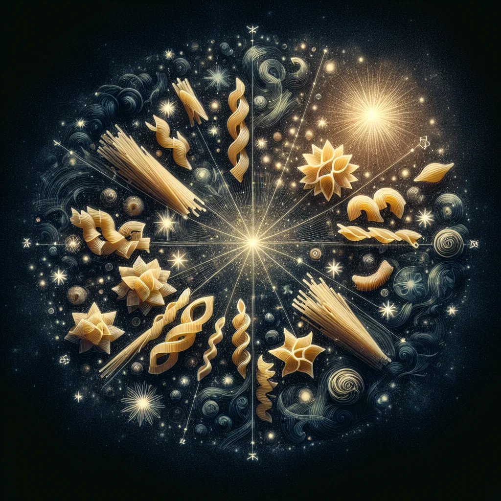 Assorted pasta with sauce