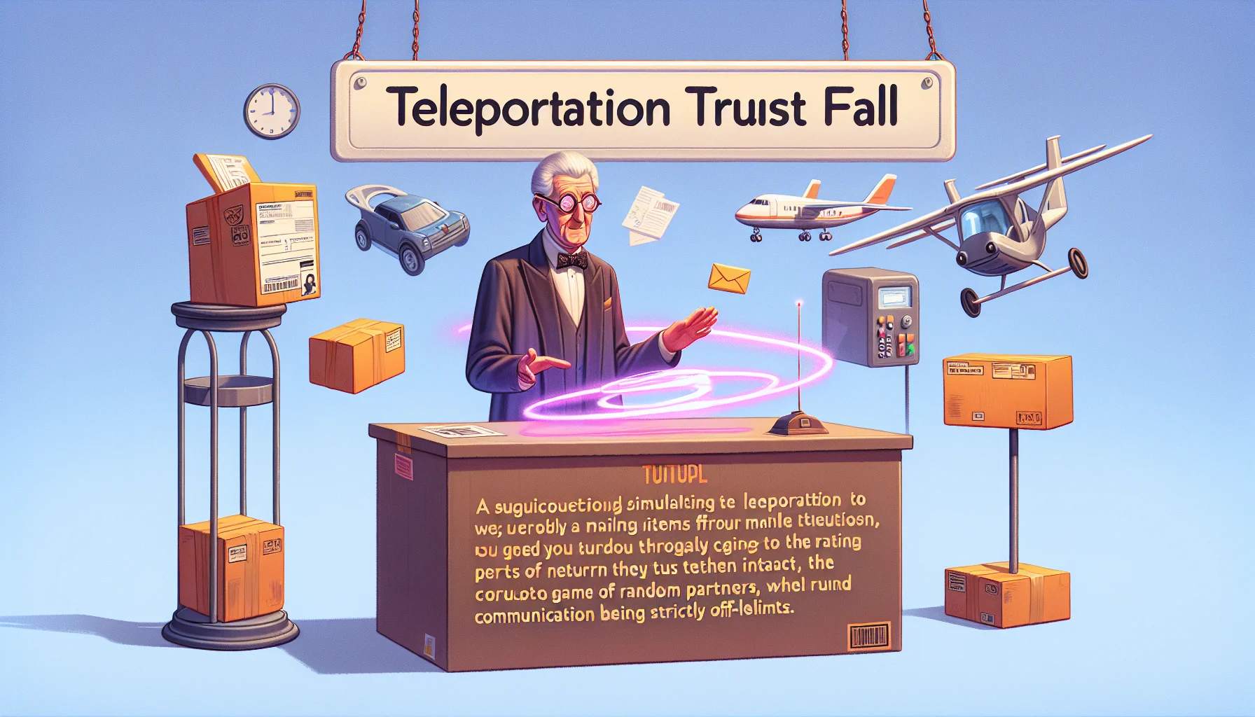 Teleportation Trust Fall Hero