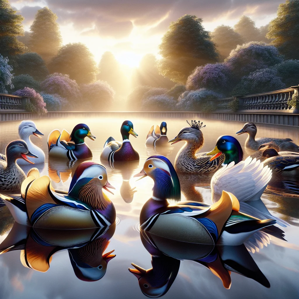 Cartoon duck avatars