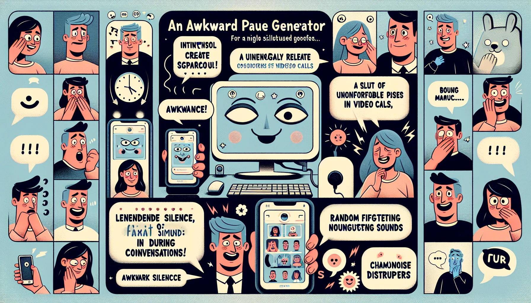 Awkward Pause Generator Hero Image