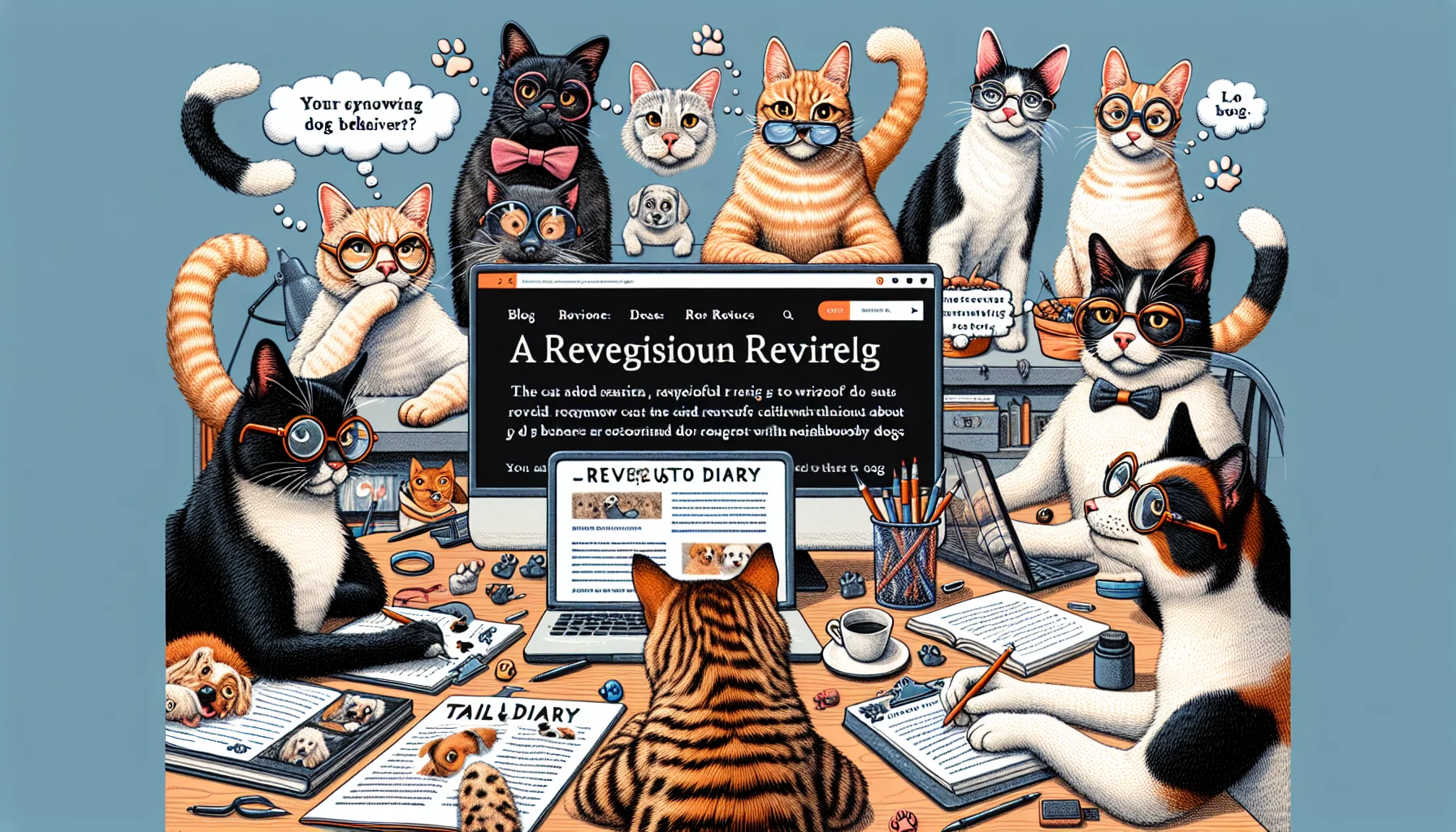 Thoughts of Dogs, by Cats Hero Image