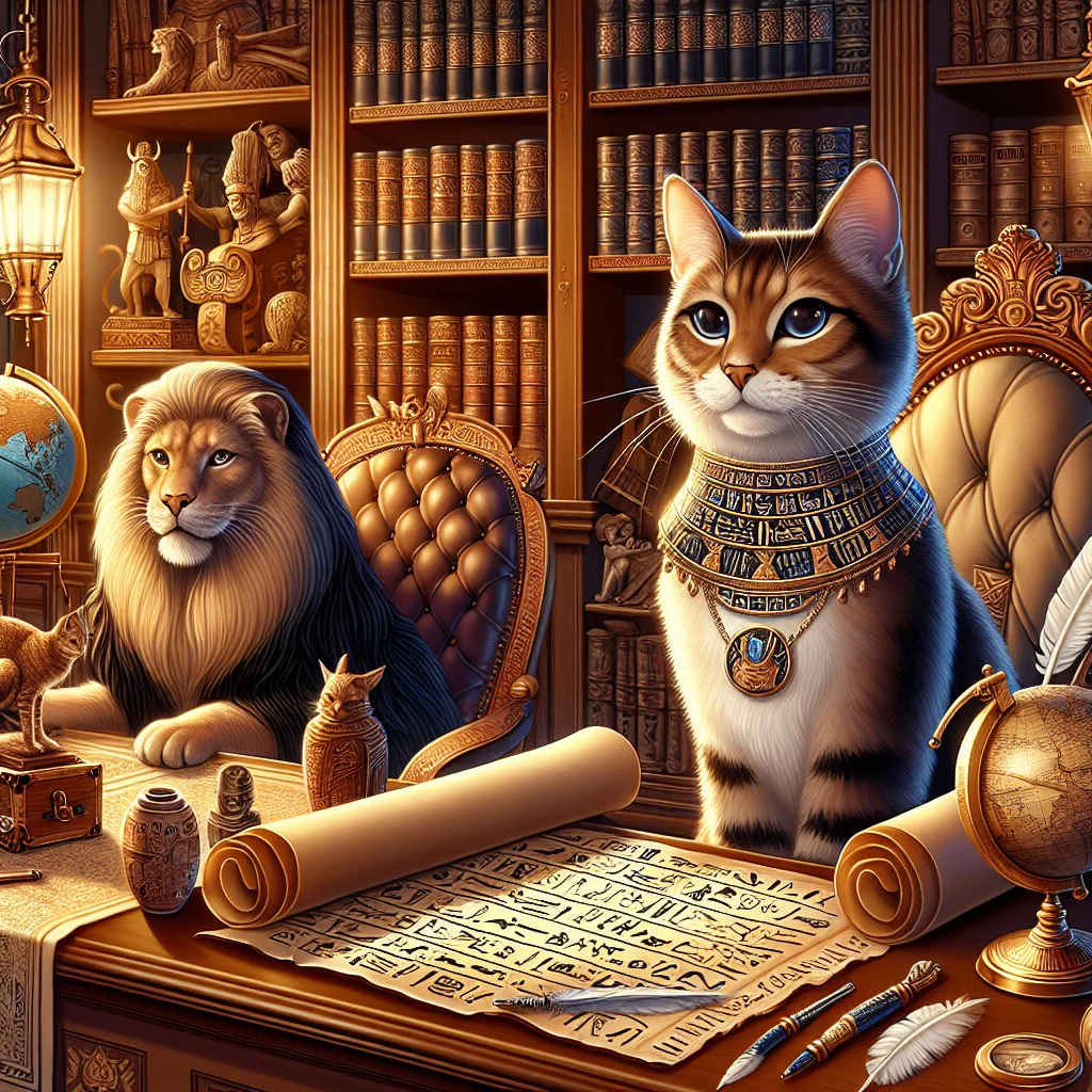 Cats through different eras