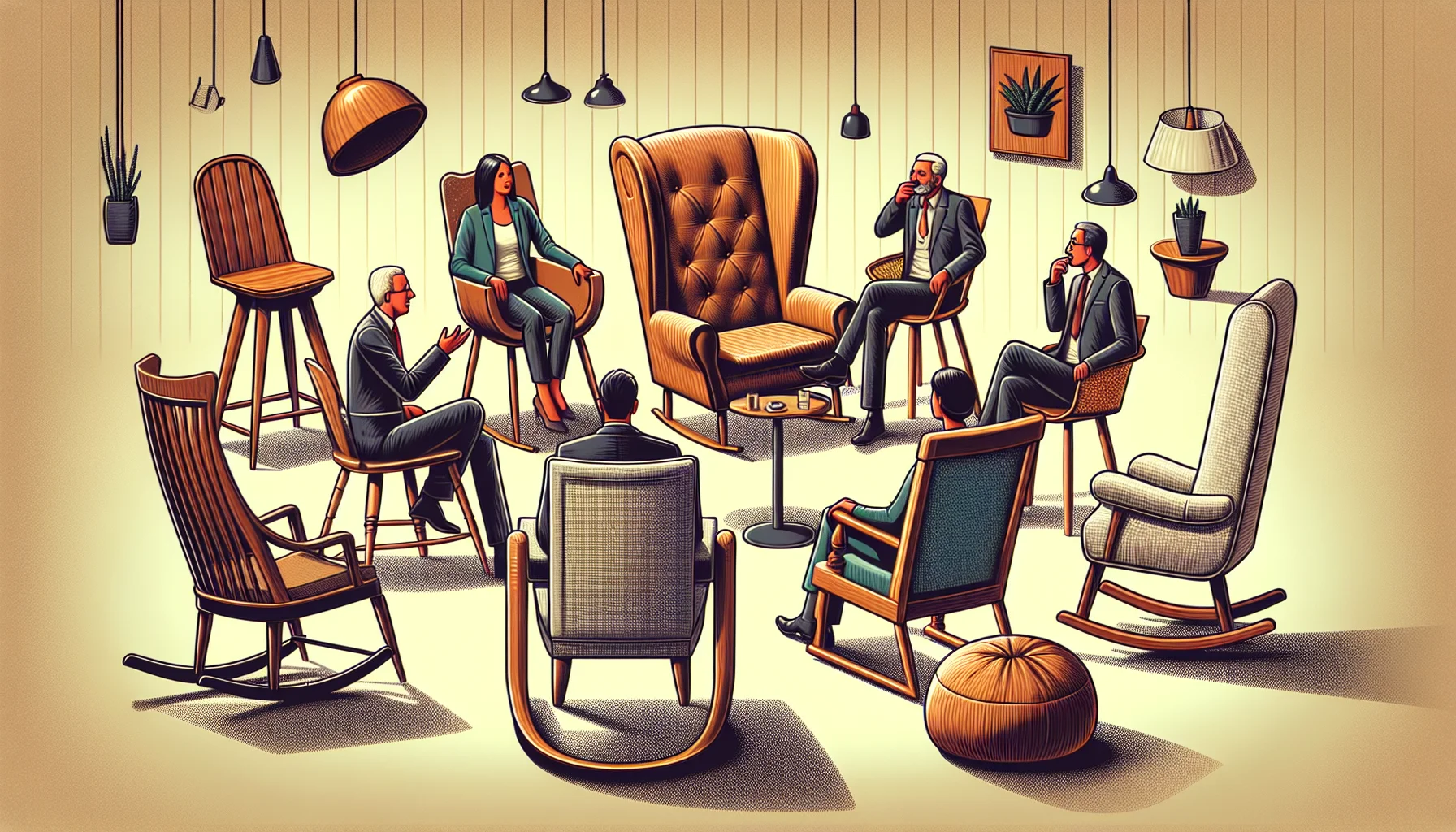 Chairs with personality