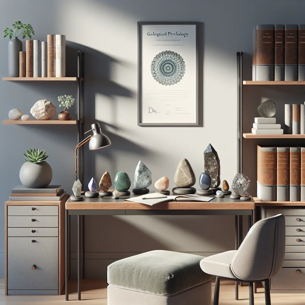 Therapeutic geological counseling environment