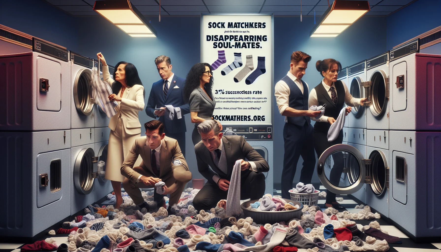 Lead Detective analyzing sock evidence