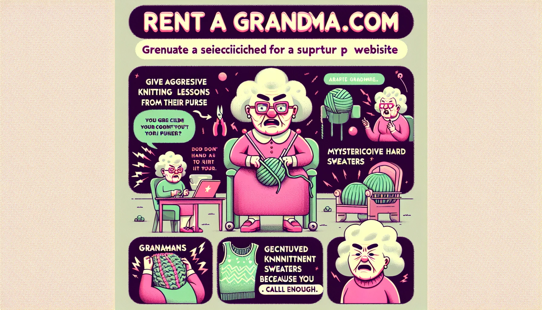 Professional rental grandmother providing traditional services