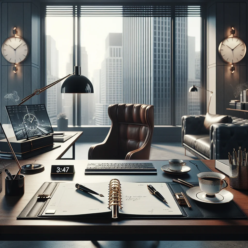 Dr. Margaret Thompson in her executive office