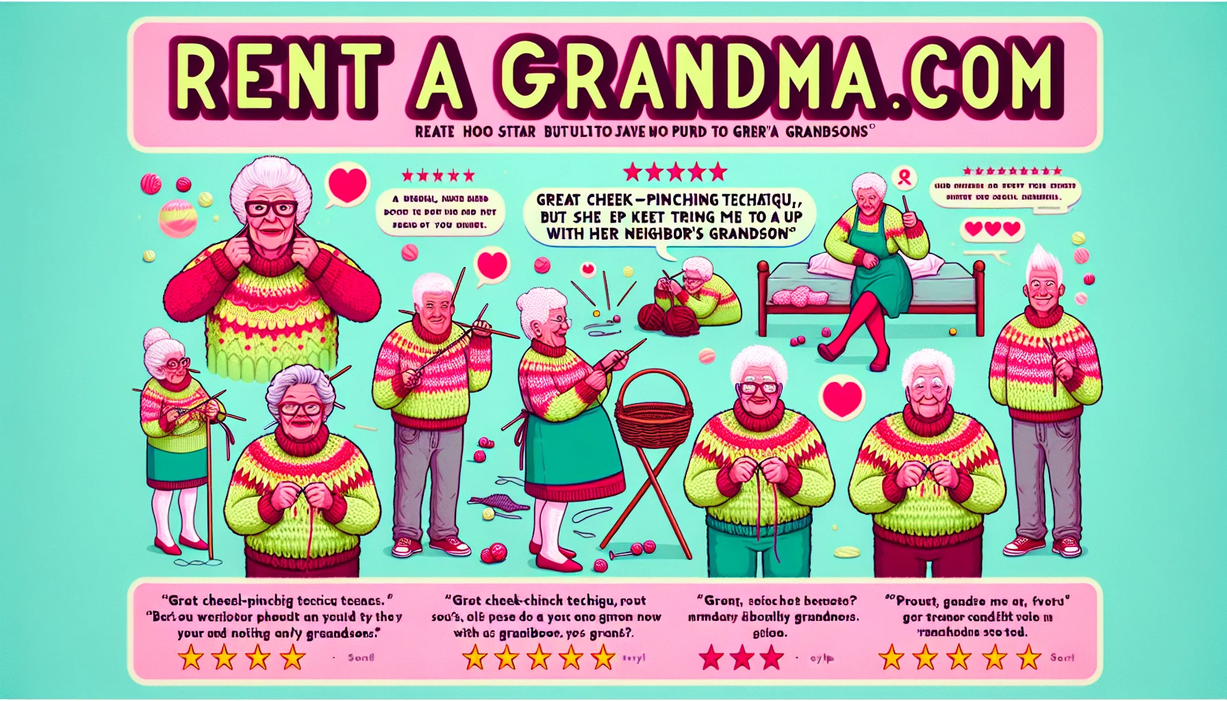 Professional grandmother providing comfort and guidance