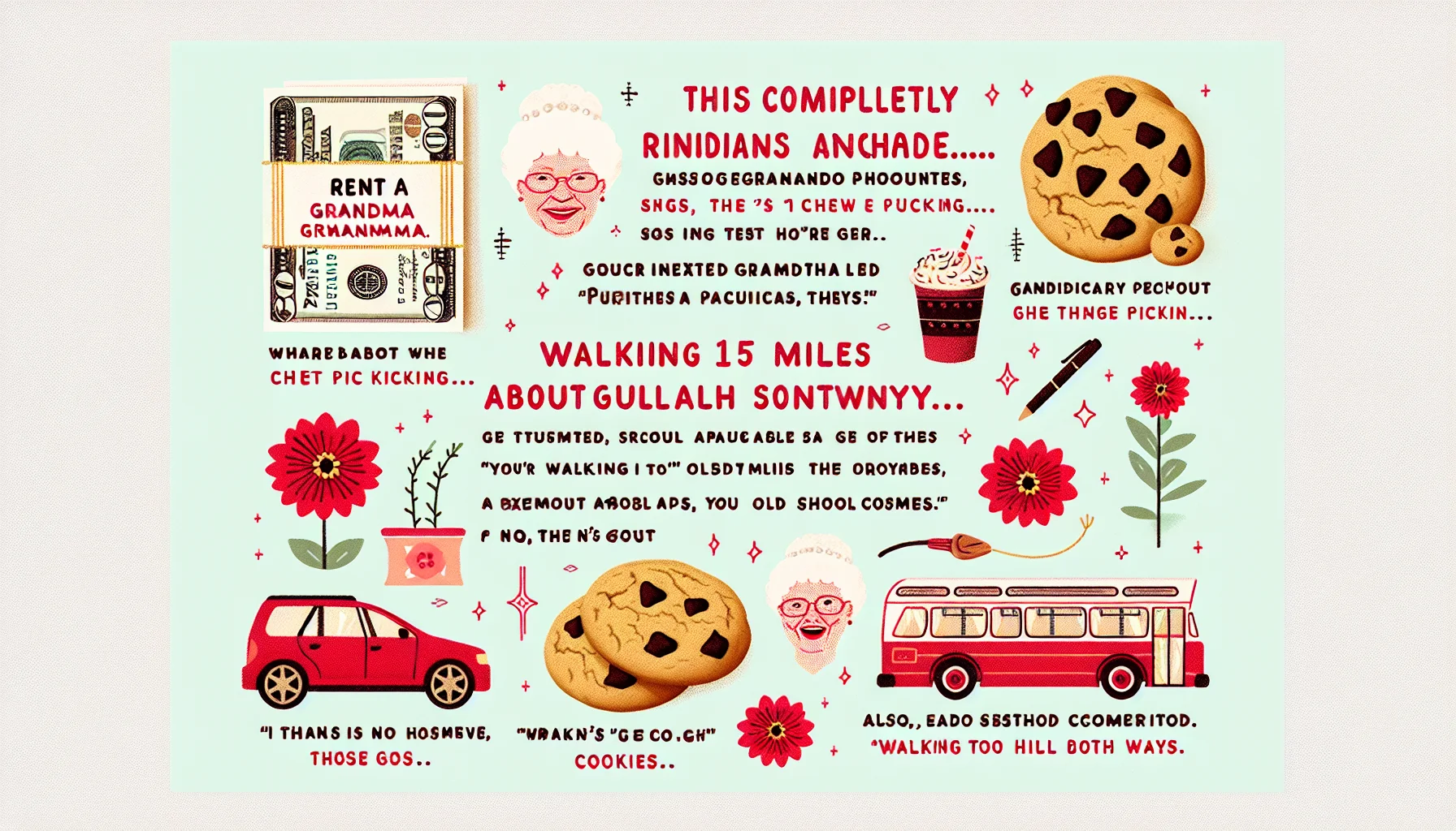 Professional grandmother providing warm, loving care