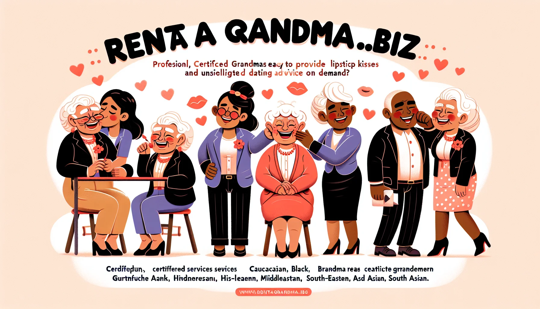 Professional grandmother service in action