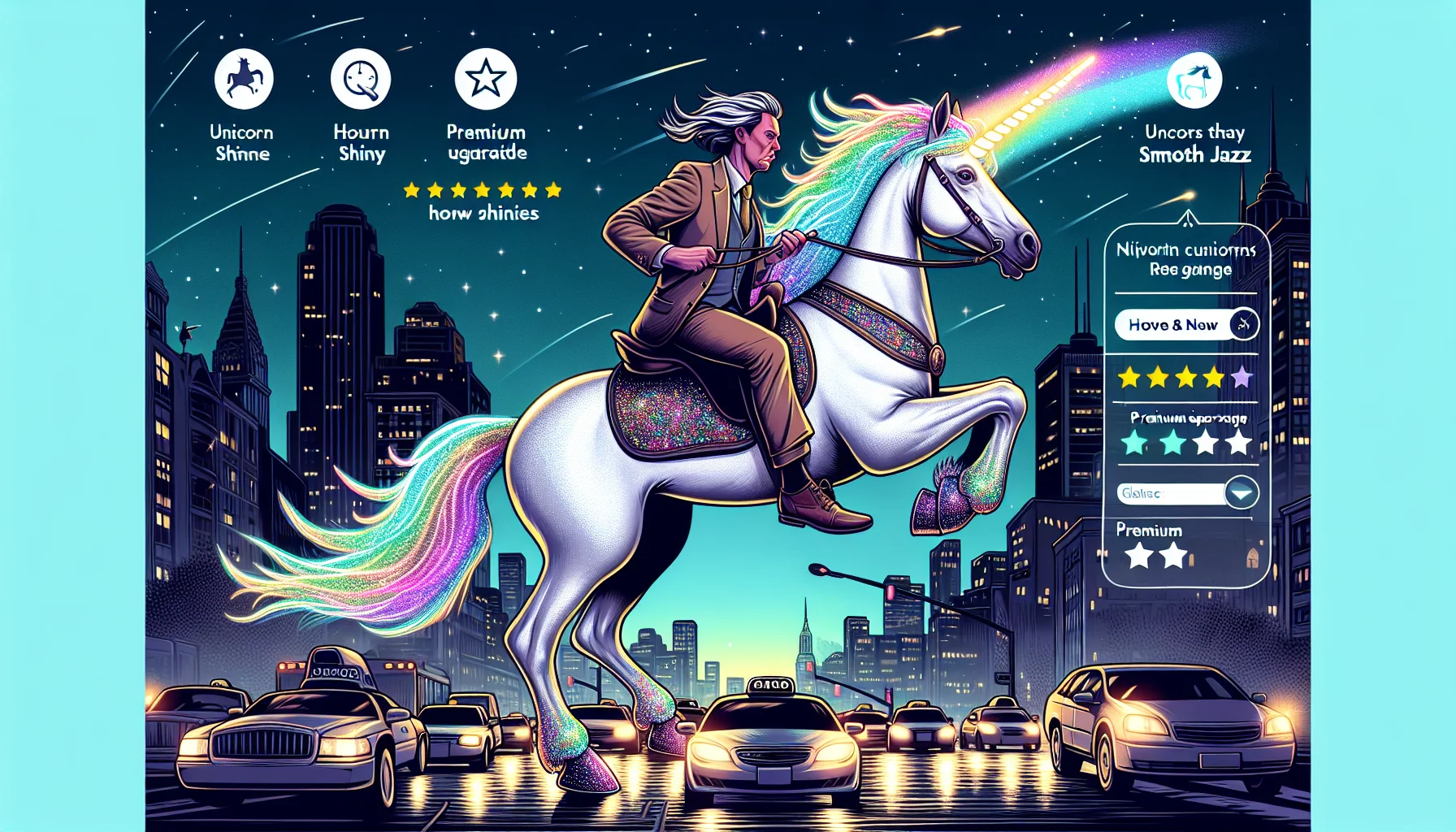 Professional unicorn transportation service