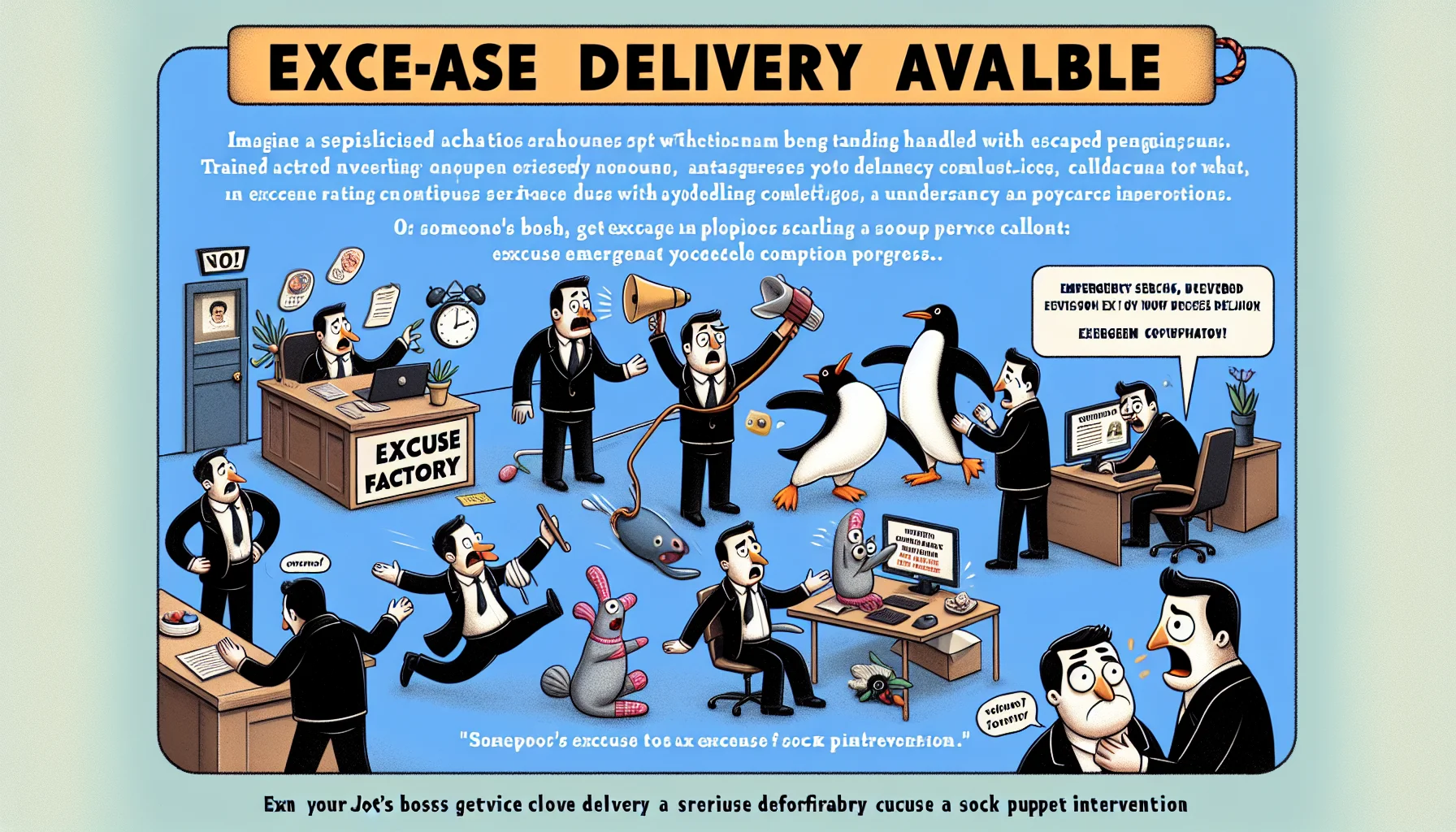 Professional excuse consultation in progress