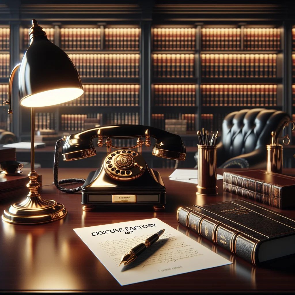 Satisfied client reviewing excuse documentation