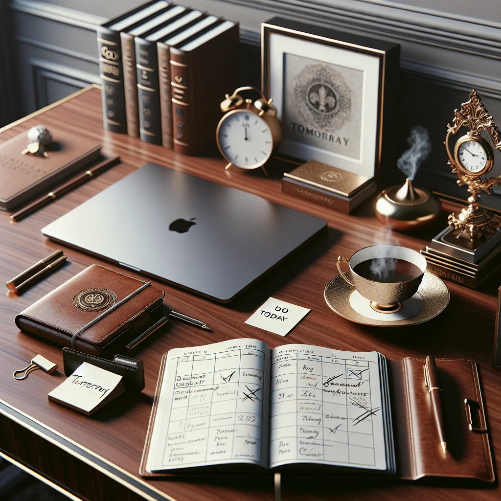 Professional team planning session