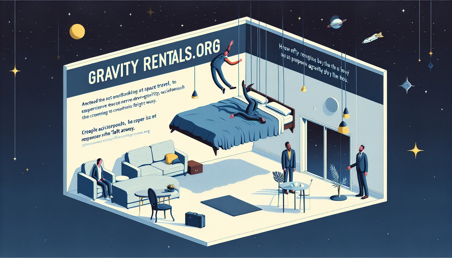 Clients enjoying weightless experience